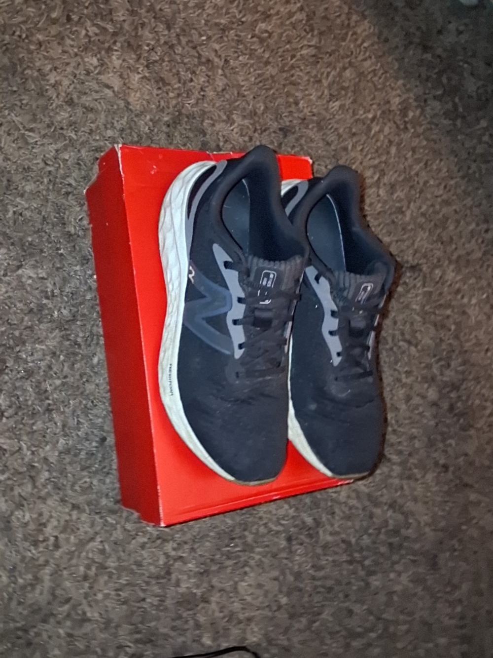 New Balance Women's Black and Gray Low-Profile Running Sneakers